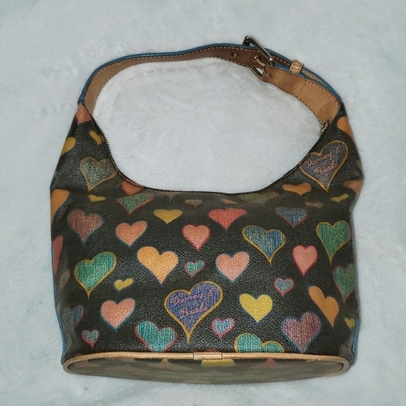 Dooney & Bourke Scribble Hearts Y2K Mini Shoulder Bag - Picture 15 of 16